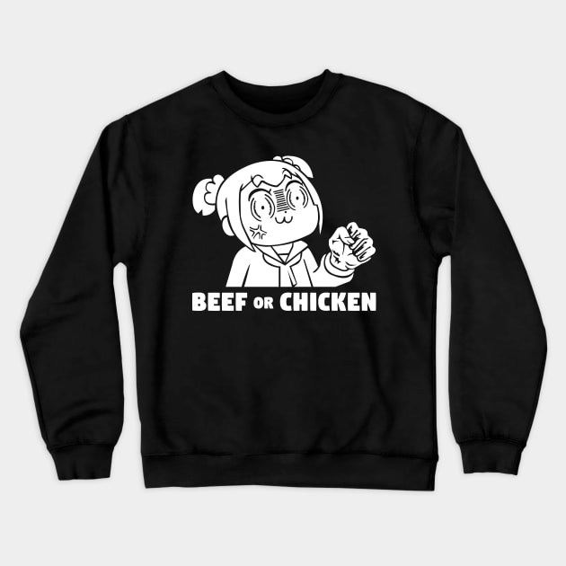 Beef or Chicken Crewneck Sweatshirt by merch.x.wear